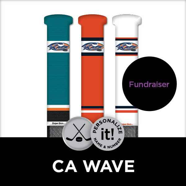 ca wave custom sniper skin hockey grip fundraiser