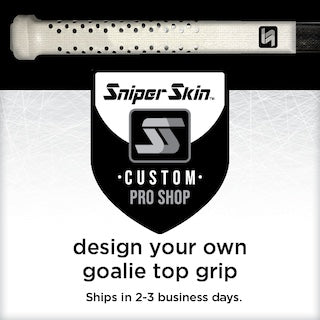 design your own custom goalie grip sniper skin hockey