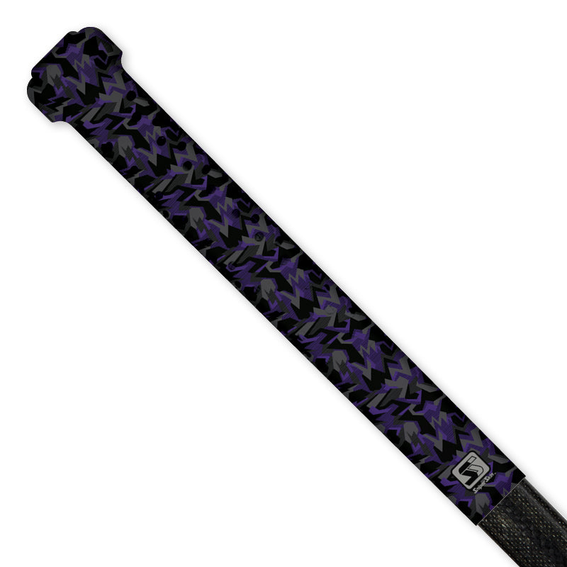 purple geo camo goalie top grip hockey sniper skin