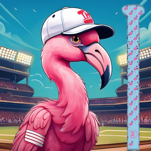 pink flamingo bat grip from sniper skin