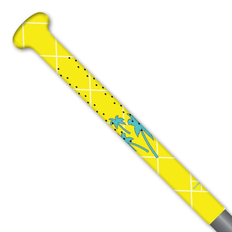 yellow blue large spring break palms bat grips from sniper skin