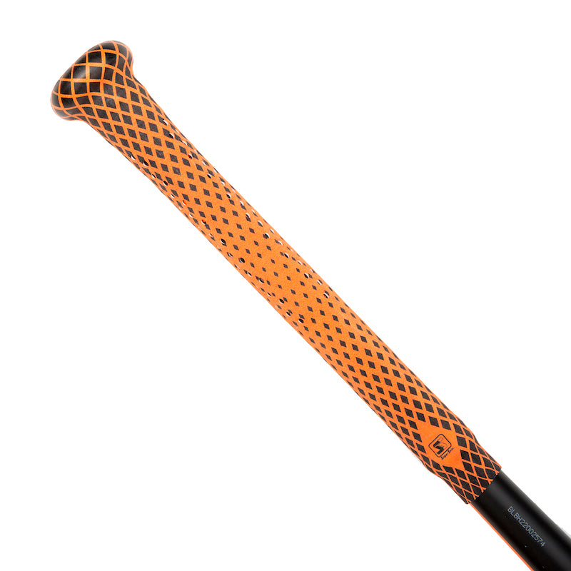 Orange Black Bat Grip