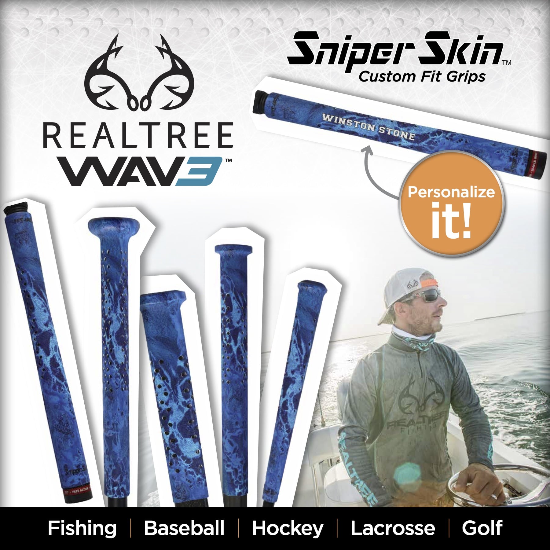 REALTREE WAV3 Hockey Grips
