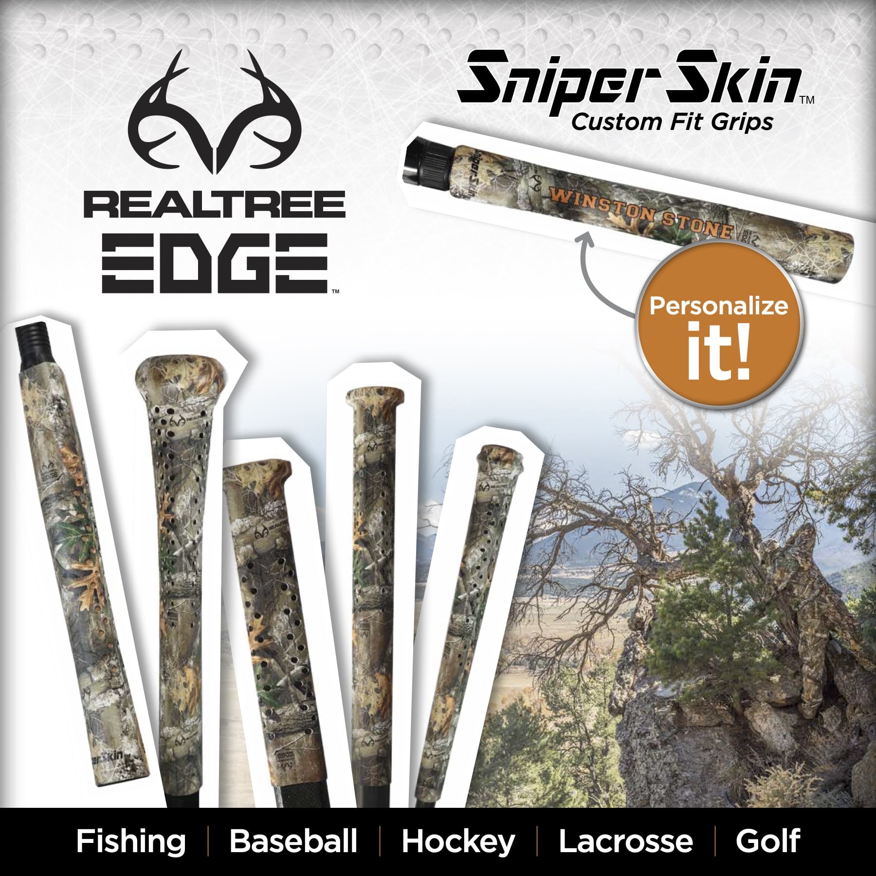 REALTREE Edge Hockey Grips