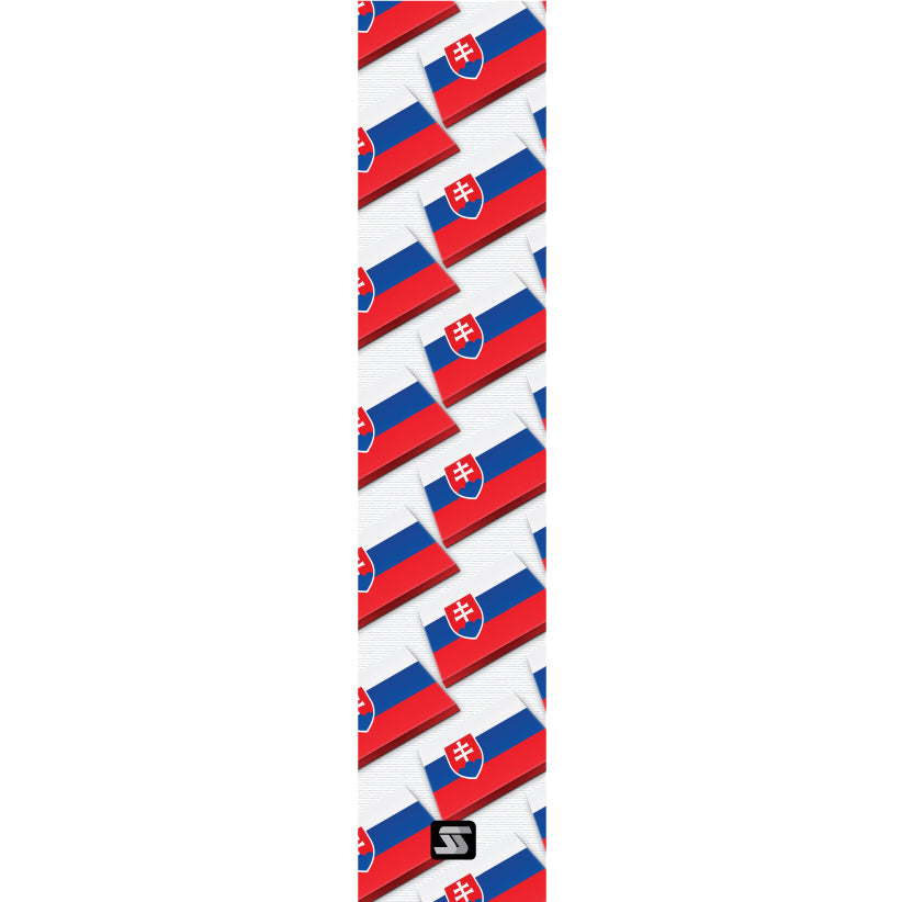 Slovakia flag pattern fishing grip