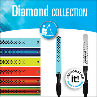 diamond fishing rod grip collection