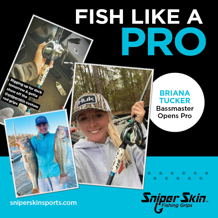 Sniper Skin Announces Their Newest Partnership with Bassmaster Opens Pro, Briana Tucker!