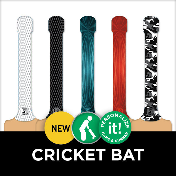 NEW Cricket Bat Grips, form fit, simple water proof only from Sniper Skin 