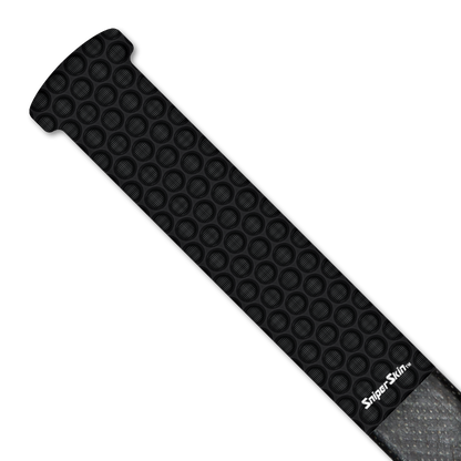 Sniper Skin on a hockey stick handle with black textured circle pattern