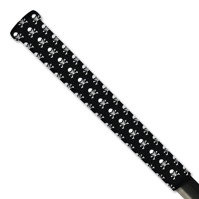 black skulls sniper skin lacrosse grip