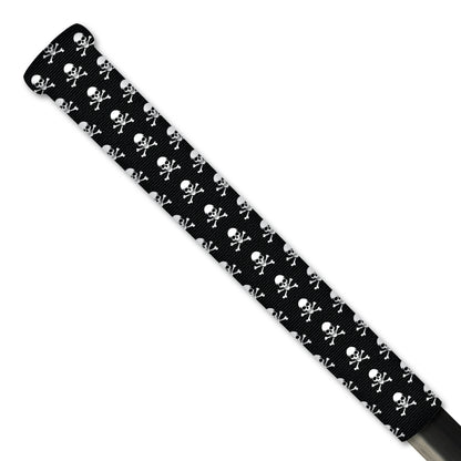 black skulls sniper skin lacrosse grip