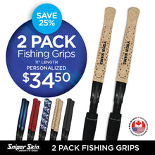 save more and renew your fishing rod with these 2 pk sniper skin fishing rod grips