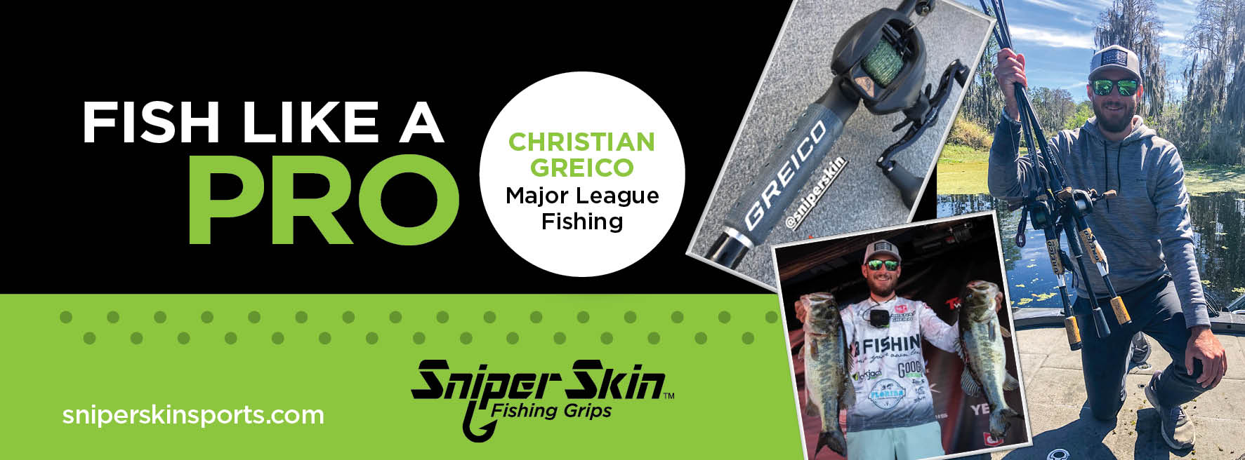 Custom Fishing Grip - Design your own fishing grip with the griptomizer –  Sniper Skin Sports