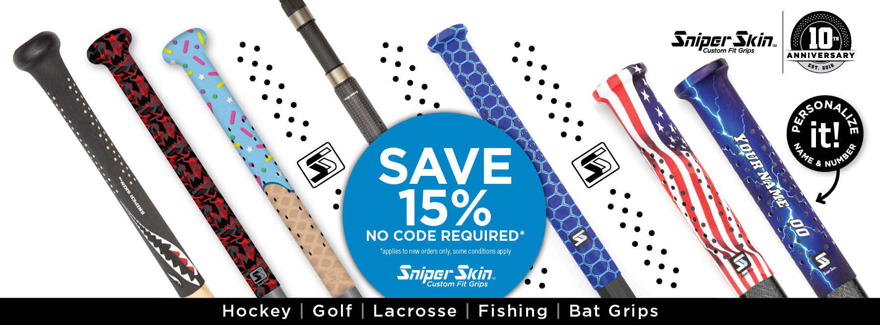 the best custom fit grip plus 15% off savings from sniper skin 