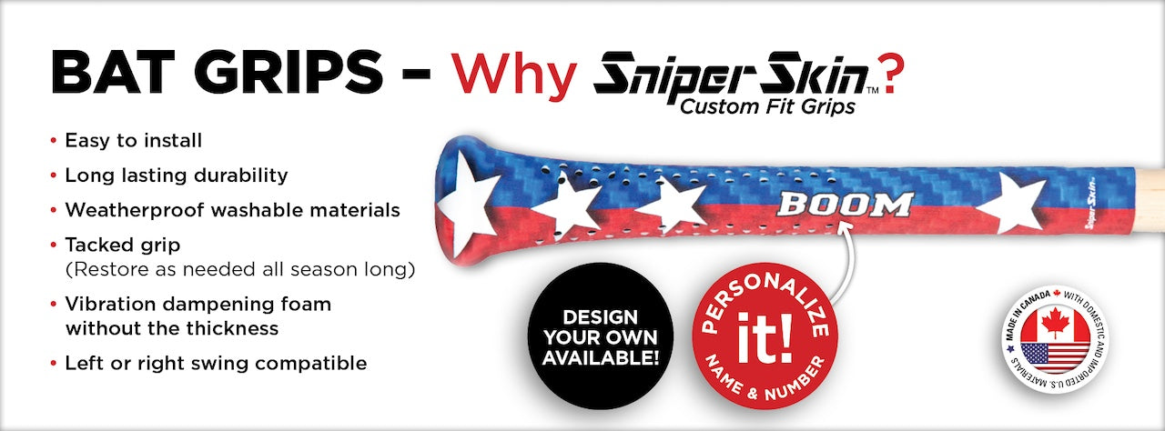 why are sniper skin bat grips better than bat wraps?