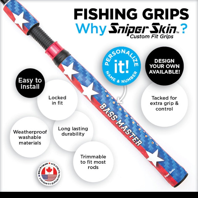 2 PACK FISHING GRIPS – Sniper Skin Sports