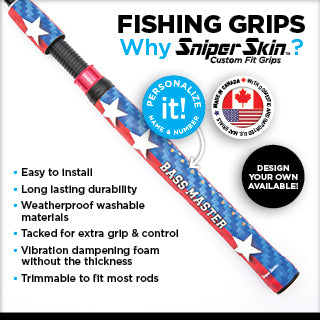 why sniper skin fishing grips are best four fishing rod