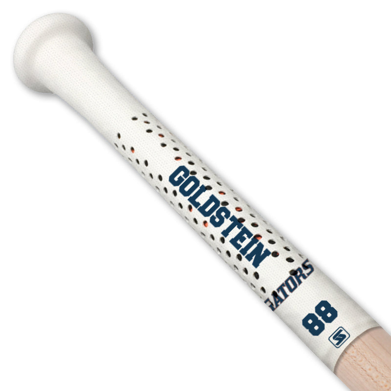 white pro  stock gators bat grip sniper skin 