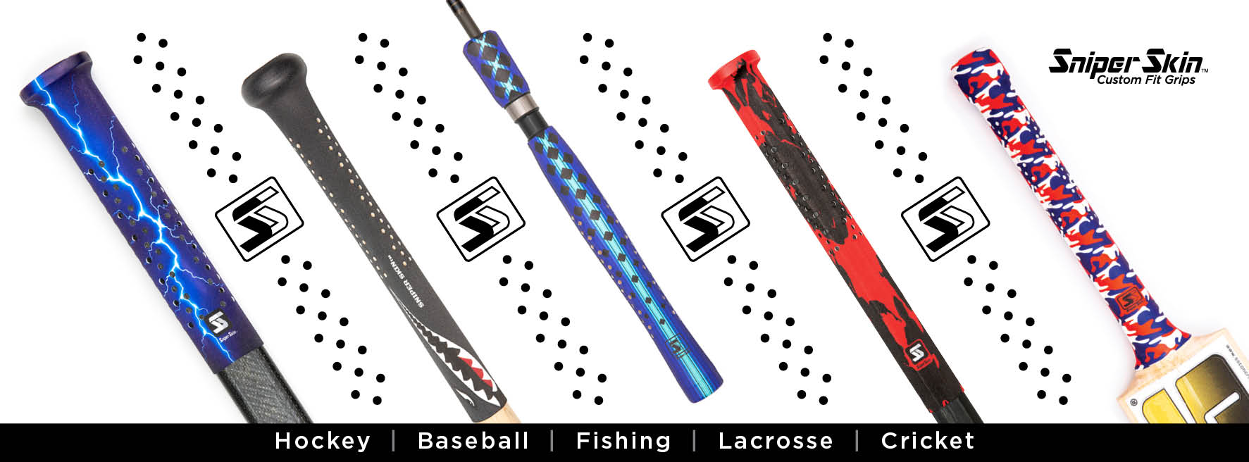 the perfect grip for every sport sniper skin hockey lacrosse baseball softball cricket fishing 