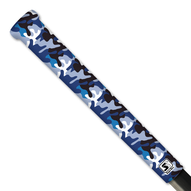 blue and white camo lacrosse grip sniper skin 