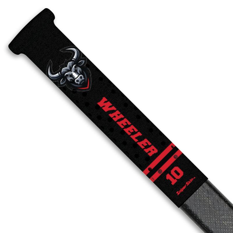 BRUCE GREY BULLS HOCKEY STICK GRIPS