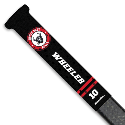 BRUCE GREY BULLS HOCKEY STICK GRIPS