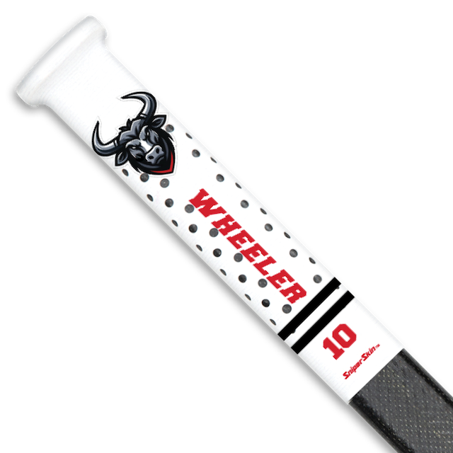 BRUCE GREY BULLS HOCKEY STICK GRIPS