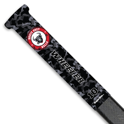BRUCE GREY BULLS HOCKEY STICK GRIPS