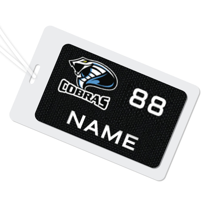 BLACK BAG TAG KENT COBRAS Hockey  only from Sniper Skin