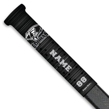 BLACK CARBON KENT COBRAS Hockey stick grip only from Sniper Skin