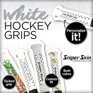 White hockey grips sniper skin
