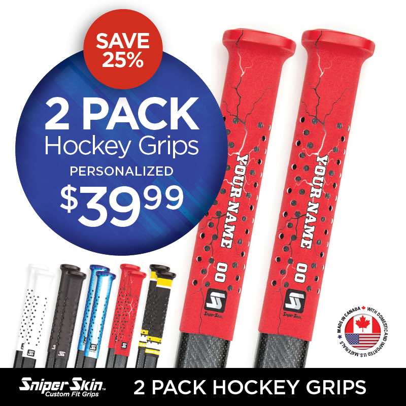  2 PK HOCKEY GRIP hot deal sniper skin 