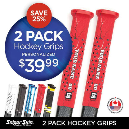  2 PK HOCKEY GRIP hot deal sniper skin 