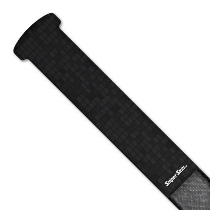 Sniper Skin on a hockey stick handle with black pixel pattern