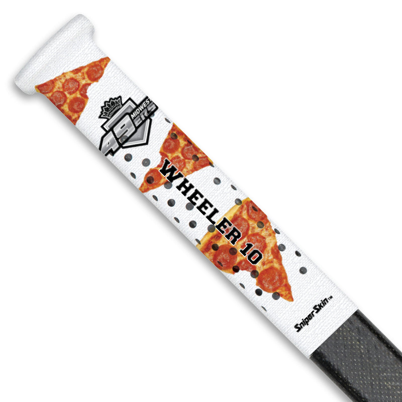 PIZZA MIDWEST 49ERS SNIPER SKIN HOCKEY STICK GRIP FUNDRAISER