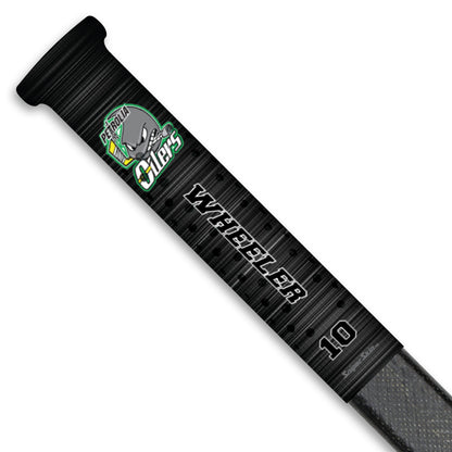 personalized hockey stick grip petrolia oilers black carbon