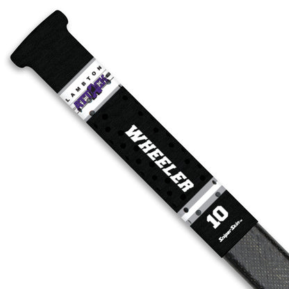 black team stripes Lambton Attack hockey stick grip only from Sniper Skin 