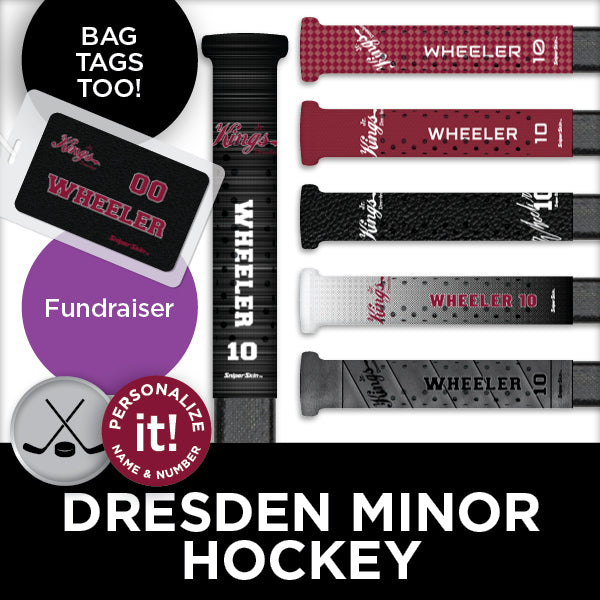 Fundraise with Sniper Skin and Dresden Minor Hockey with hockey stick grips, delivered in time for the holidays . Save and gift at the same time.  2026
