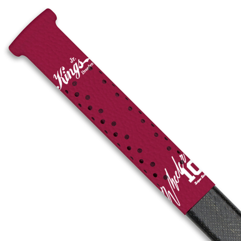 burgundy signature series Dresden Minor Hockey stick grip only from Sniper Skin 