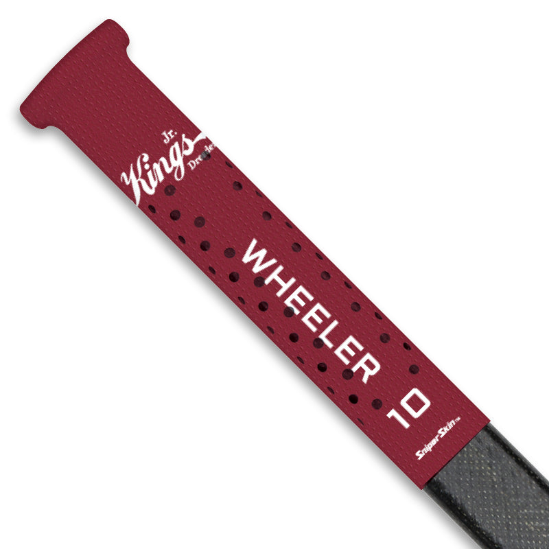 burgundy pro stock Dresden Minor Hockey stick grip only from Sniper Skin 