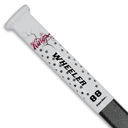 grey lightning Dresden Minor Hockey stick grip only from Sniper Skin 