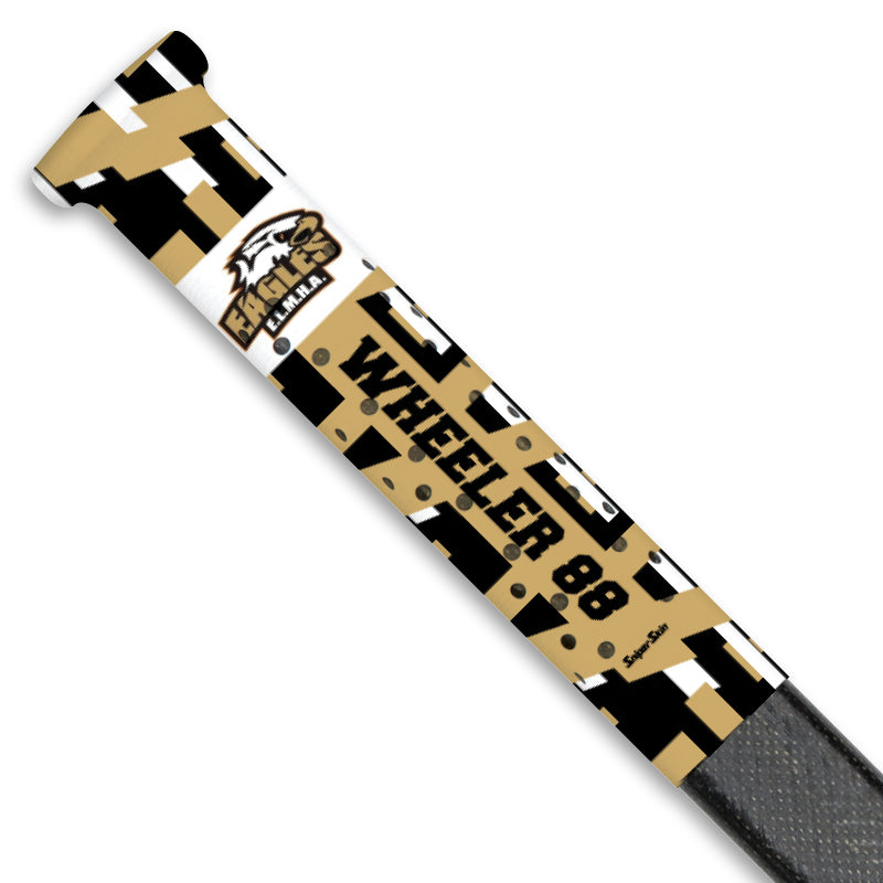 shadow camo EAST LAMBTON  Minor Hockey stick grip only from Sniper Skin 