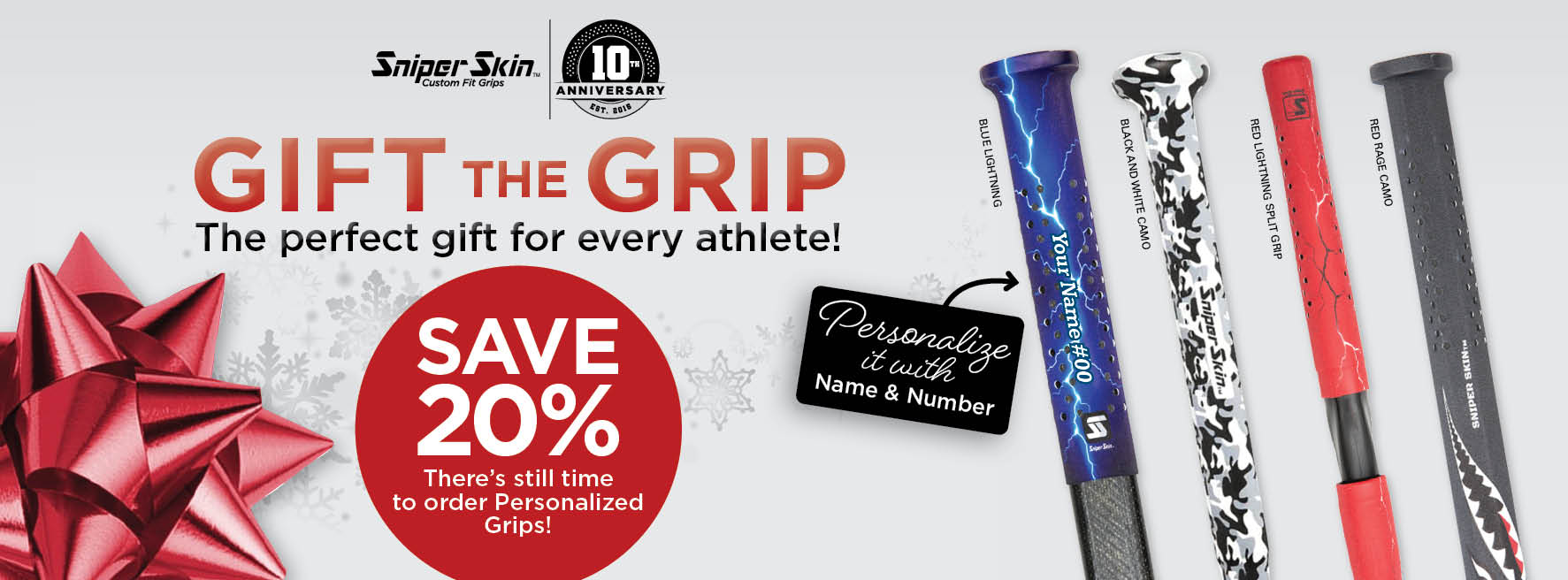 theres still time to order the perfect personalized gift sniper skin custom sport grips 