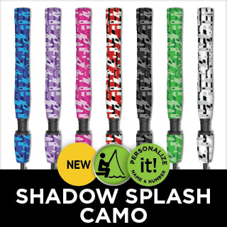 NEW Shadow Splash Camo Fishing Grips