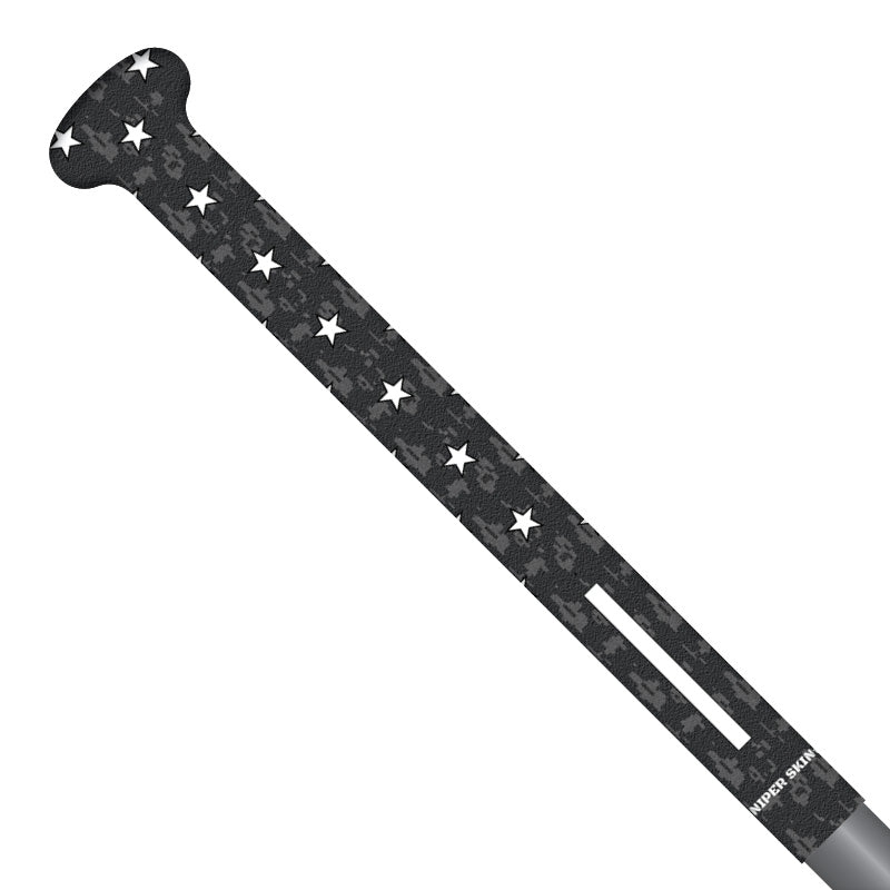 STARS AND STRIPES BLACK SNIPER SKIN BAT GRIP 