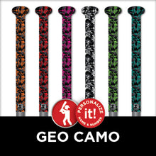 geo camo bat grips in bright bold colors from sniper skin 