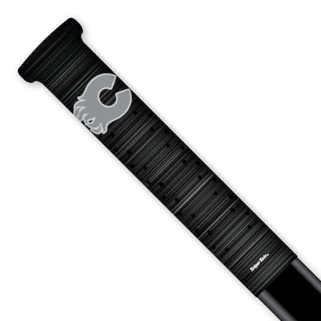 BLACK CARBON HOCKEY STICK GRIP CLARINGTON FLAMES SNIPER SKIN 