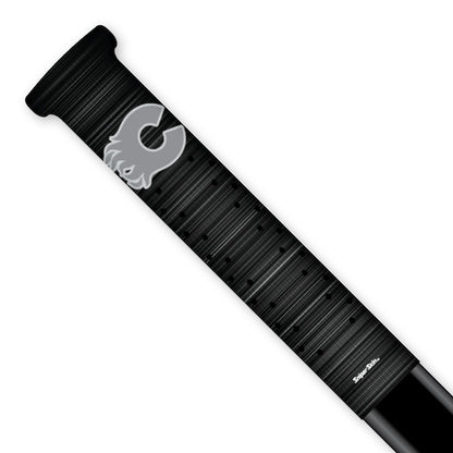 BLACK CARBON HOCKEY STICK GRIP CLARINGTON FLAMES SNIPER SKIN 
