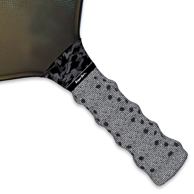 black geo camo graphic
pickleball grip sniper skin 