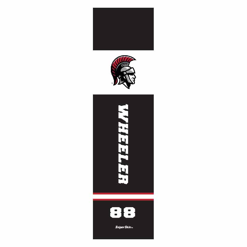 trojans black hockey grips fundraiser sniper skin 